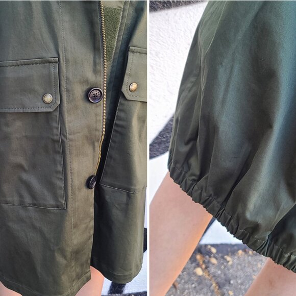 Zadig & Voltaire Kiddy Mili Etoiles Parka WJCP2901F – Chic Utility Meets Effortl - Picture 9 of 13